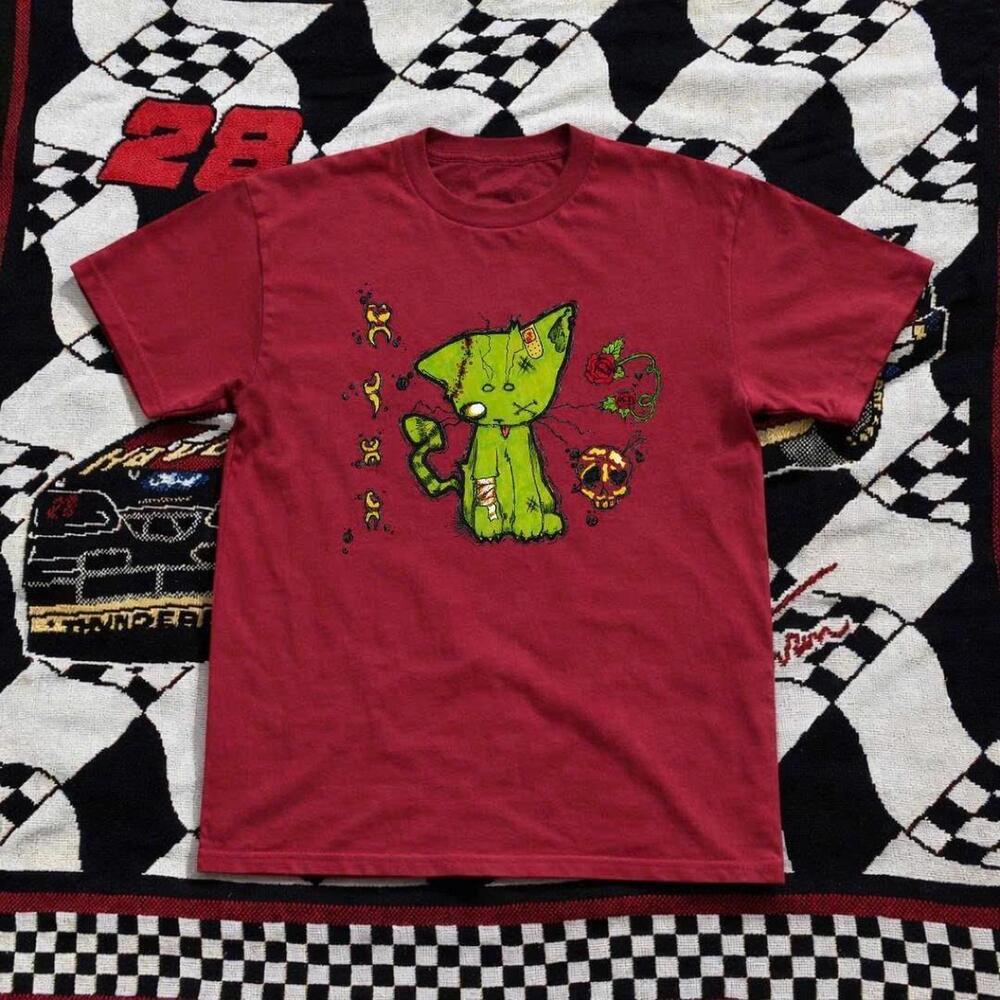 Red And Green Streetwear Inspired T Shirt